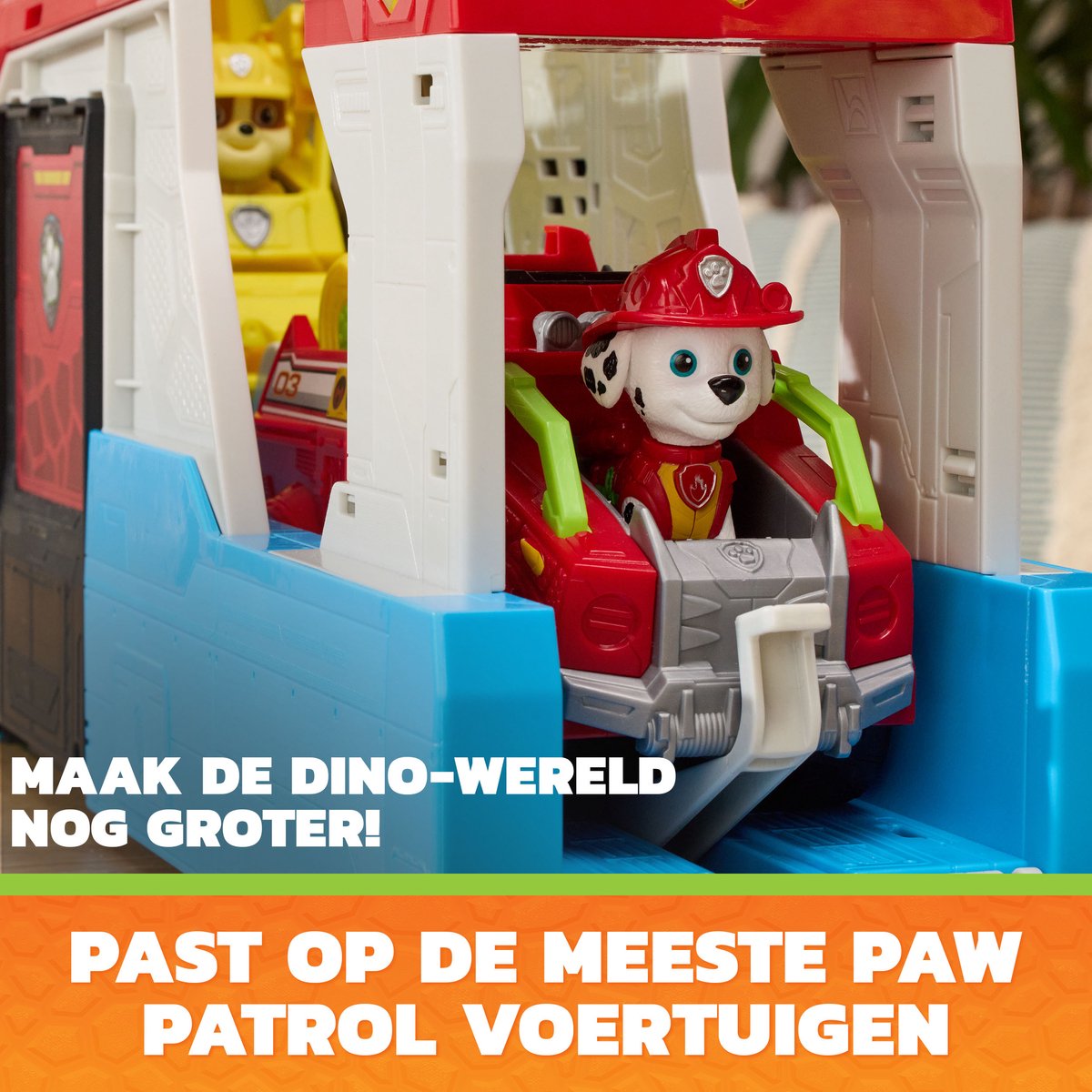 PAW Patrol - De Dino Film - Dino 2-in-1 Hoofdkwartier - Speelset van 55,8 cm met Licht en Geluid — cadeau in Spellen & Speelgoed - foto 3