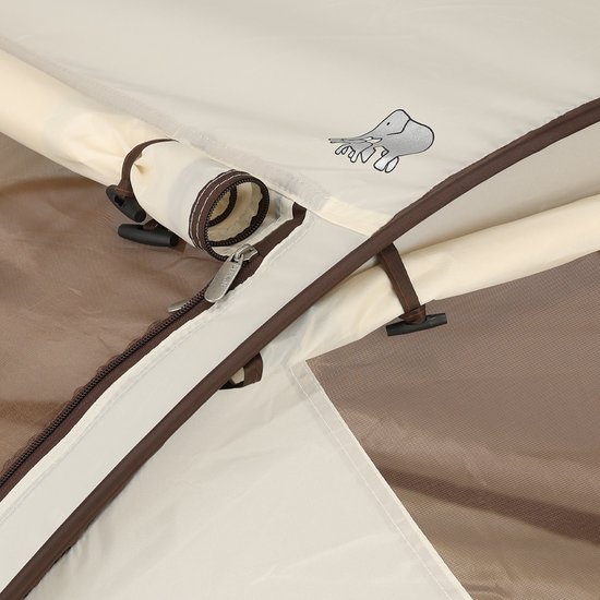 Deryan Peuter Luxe Campingbedje met Matras - Reisbed Inklapbaar - Campingbedje Baby - Hazel van Deryan — afbeelding 3