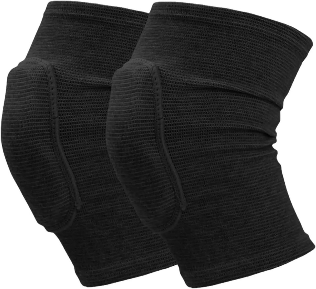 Sport Kniebeschermers - Kniebrace Set - Blessure Preventie - Verdikte Spons Pads - 2 Stuks - Zwart