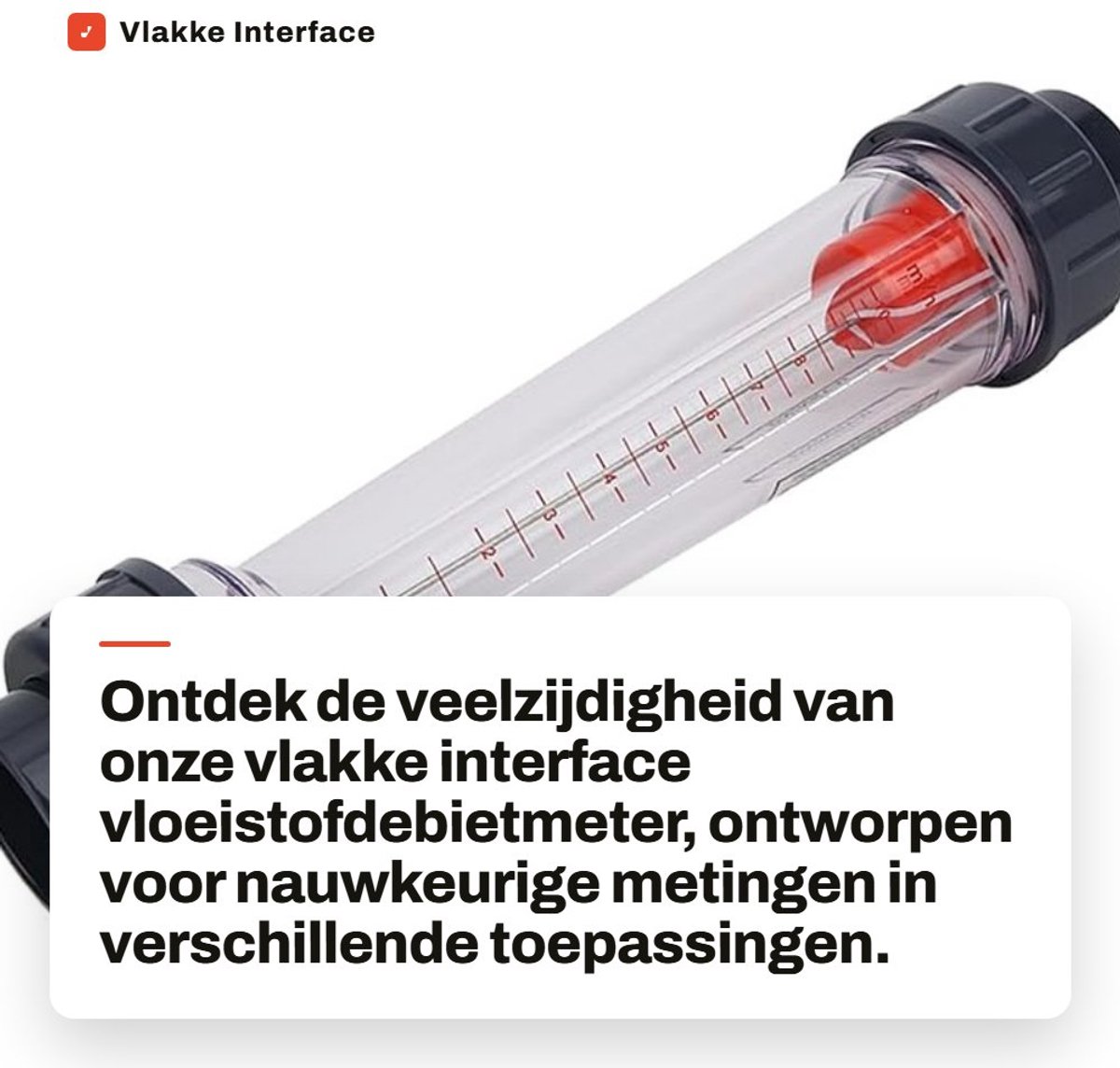 Dailygoods- Vloeistofdebietmeter 1-10 m³/h - Vloeistofanalysemeter - Stroomcontrole Meter - Transparant ABS - Hoge meetprecisie - Weerstand tegen corrosie - Flowmeter