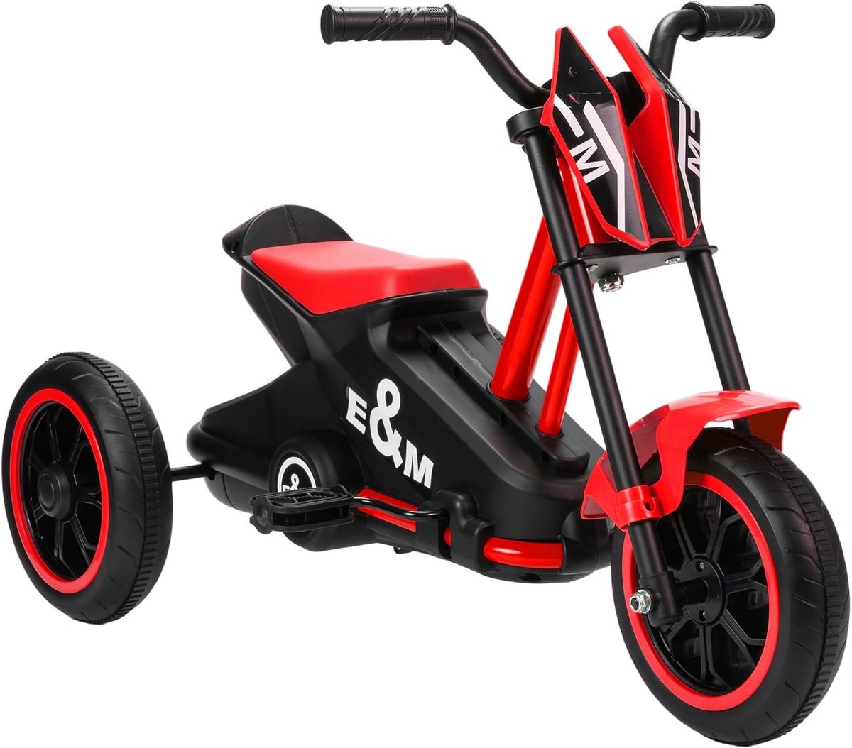 Driewieler voor kinderen - Loopfiets met pedaal - Buiten spelen - Stabiel stalen frame