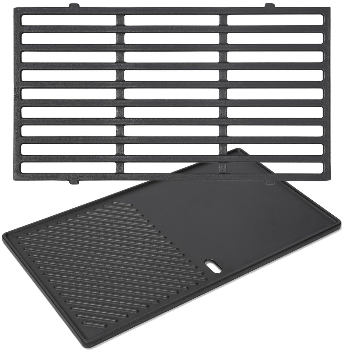 Dailygoods- Grillrooster 44,5 CM - Gietijzeren BBQ Accessoires - Bakplaat - Vervangende Onderdelen - Geschikt voor Weber Spirit E210/E220 - Professionele Kwaliteit - Barbecue Rooster