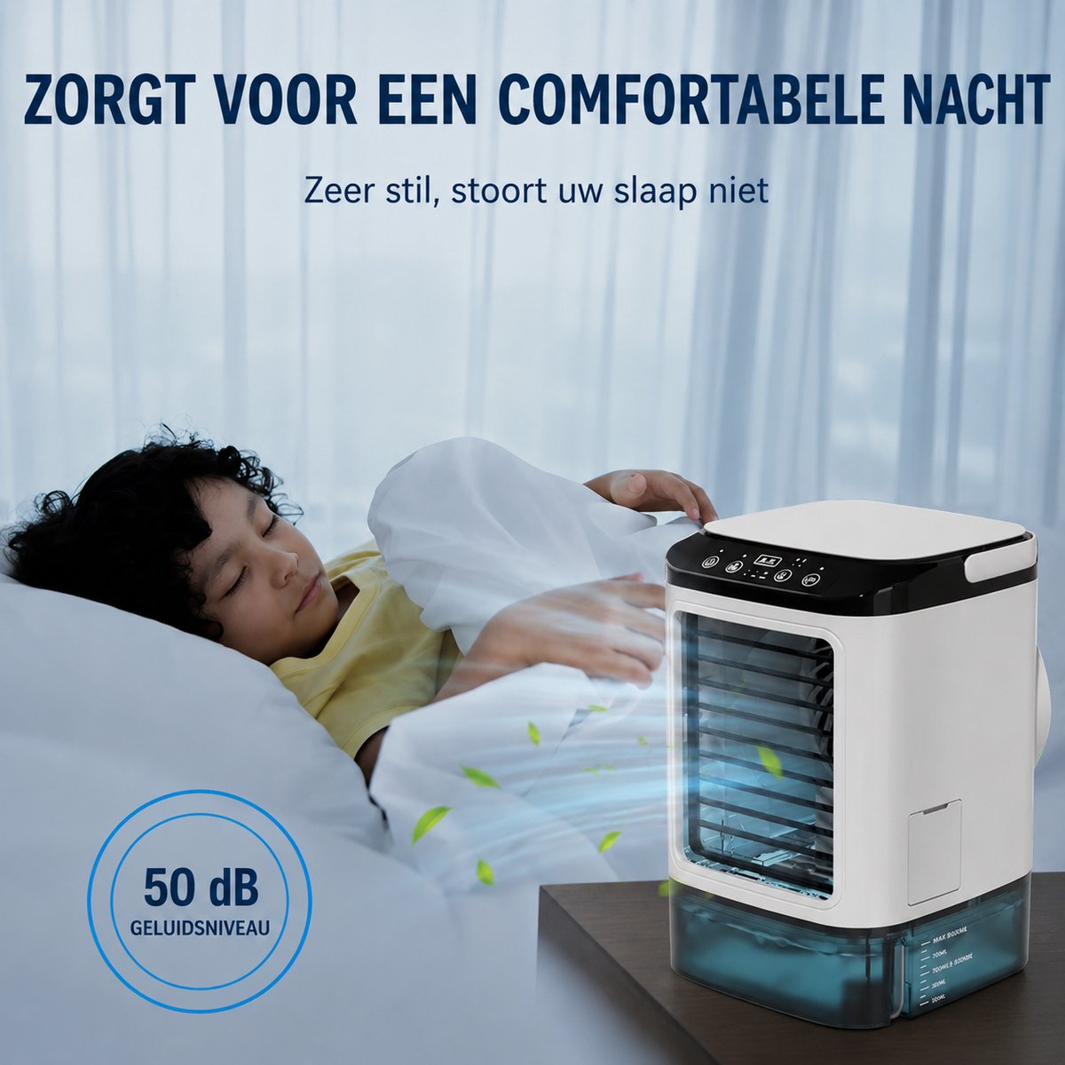 Airco - Mobiele airco - Mini airco - Draagbare airconditioner - Draagbare airconditioning - 3 Verschillende standen — afbeelding 5