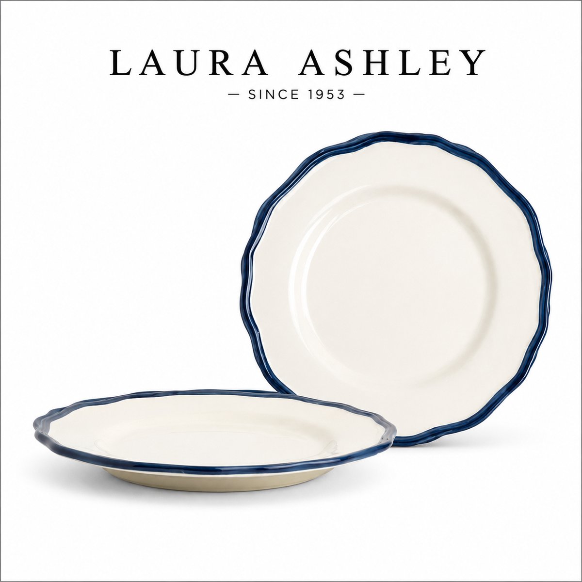 Laura Ashley Hedingham Collectables - Giftset 2 Borden 21 cm Solid Blue