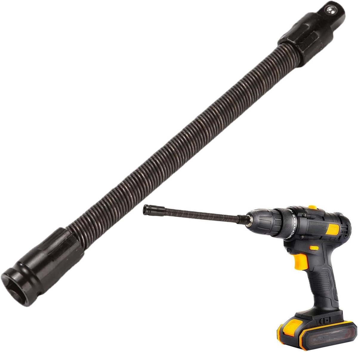 Flexibele Verlenger - Ratelverlengstuk - Krappe Ruimtes - Optimale Reikwijdte - 25-35 cm - Meerkleurig