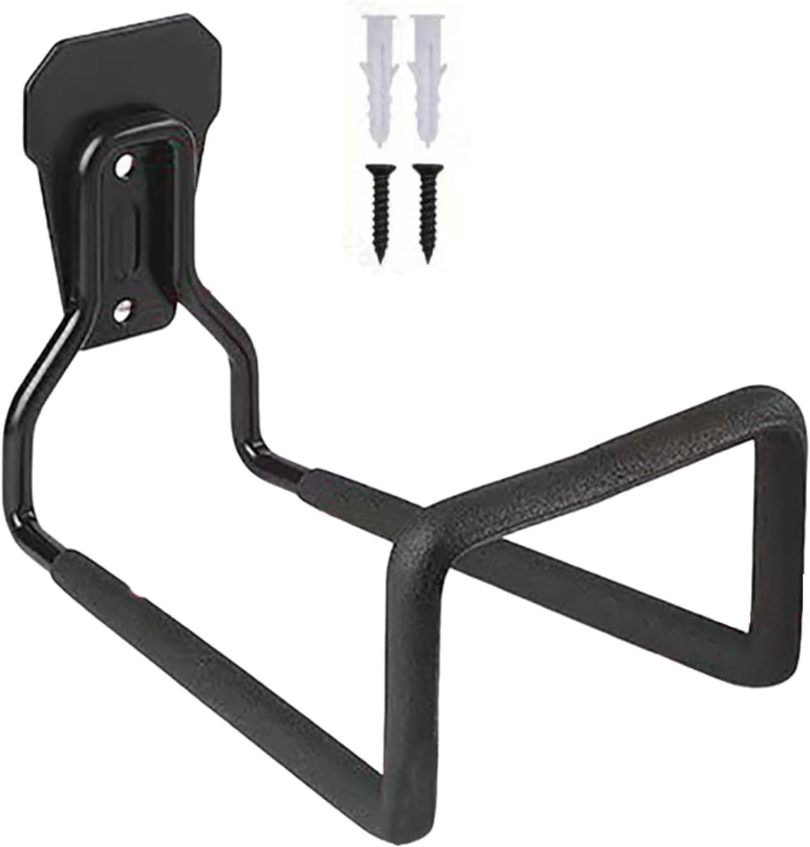 Tuinslanghouder - Slanghaak - Buiten opbergen - Hoogwaardig metaal - 19.3 cm - Zwart