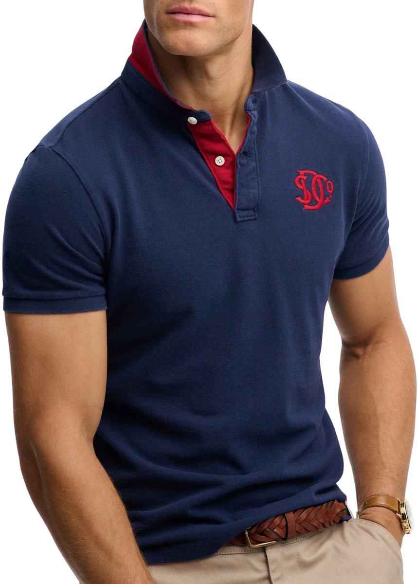 Superdry Poloshirt Mannen 3XL Rood