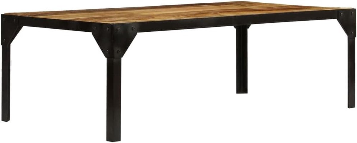Salontafel - Koffietafel - Woonkamer Inrichten - Handgemaakt Mangohout - 110 cm - Bruin