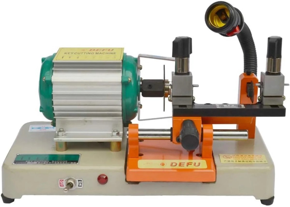 Cellista Sleutelsnijmachine 220V 120W - Sleutelkopieermachine - Elektrische Sleutelfrees - Dubbele Horizontale Sleutelsnijder - Sleutel Duplicator - 34,5 x 16 x 17 cm