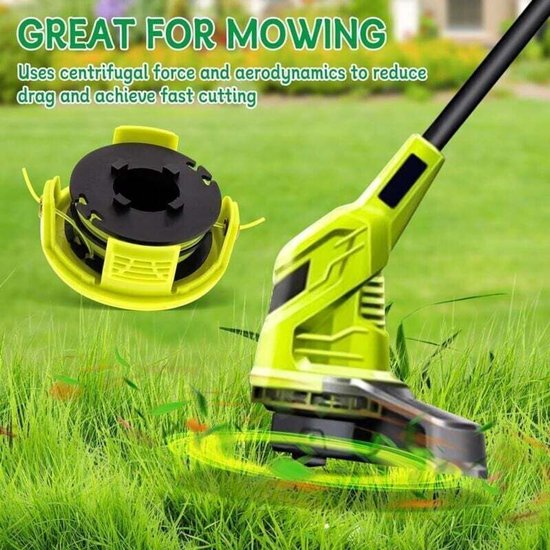 Vervangende lijnspoel RAC118 geschikt voor Ryobi RLT3525S bosmaaier, zelfvoedende dubbele spoel geschikt voor Ryobi RAC118 RLT3525S diameter 1,2 mm lengte 8,4 m (4 spoelen + 1 dop + 1 veer) — afbeelding 4