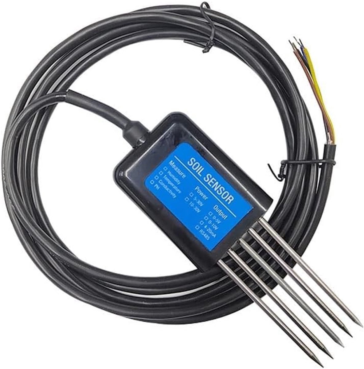 Bodem Sensor - PH Vochtigheid Meter - Nauwkeurig Meten - RS485 Modbus Interface - 20 x 15 x 4 cm