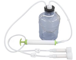 Handmatige Melkmachine - Draagbare Melkset - Efficiënt Melken - Zachte Zuigkracht - 3 Liter Emmer - Zilverkleurig