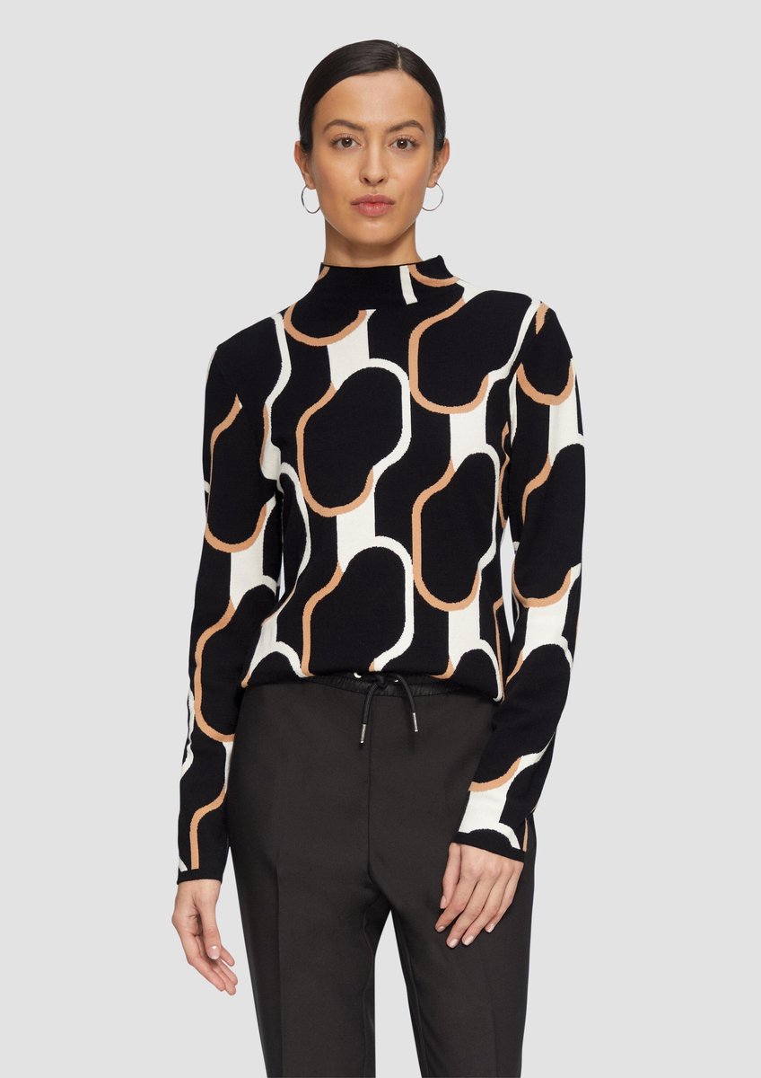 s.Oliver BLACK LABEL - Pull - Maat XS - Vrouwen - ZWART - Viscose