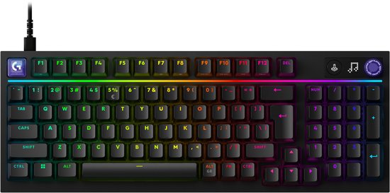 Logitech G 316 X 98 Bedrade Gaming Toetsenbord Qwerty Zwart