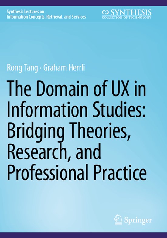 Synthesis Lectures on Information Concepts, Retrieval, and S ... - cover