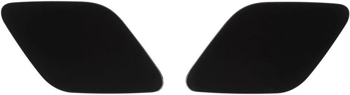 Koplampsproeiers Covers - Sproeierdoppen Set - Voertuig Onderhoud - Waterdicht Vorstbestendig - Set van 2 - Zwart