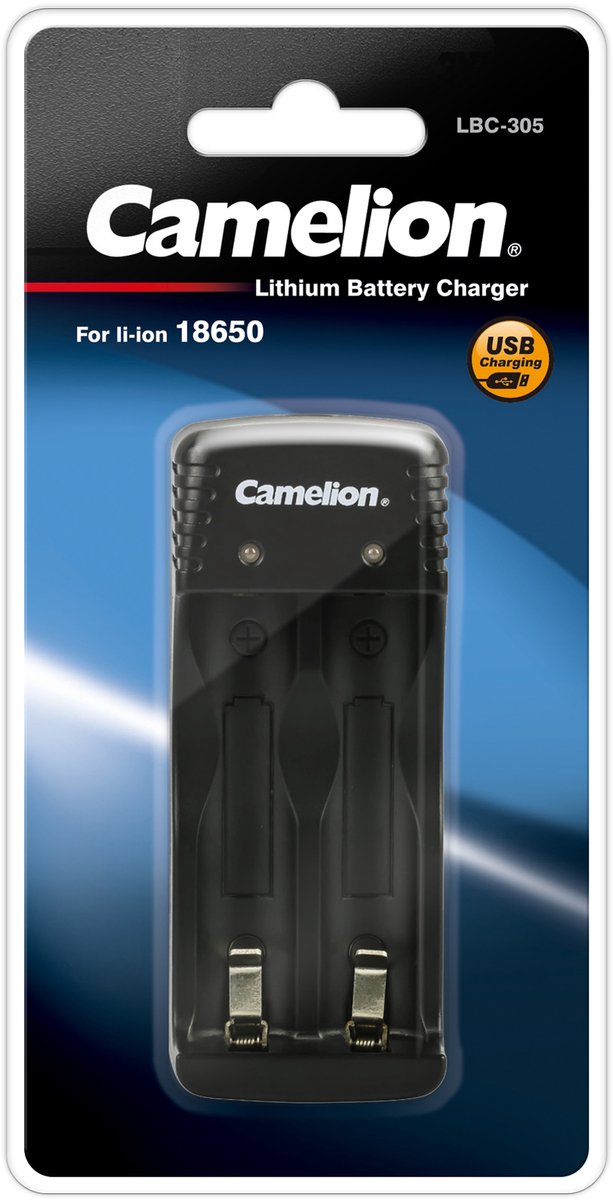 Camelion LBC-305 Lithium-ion-oplader voor 1-2 18650-batterijen