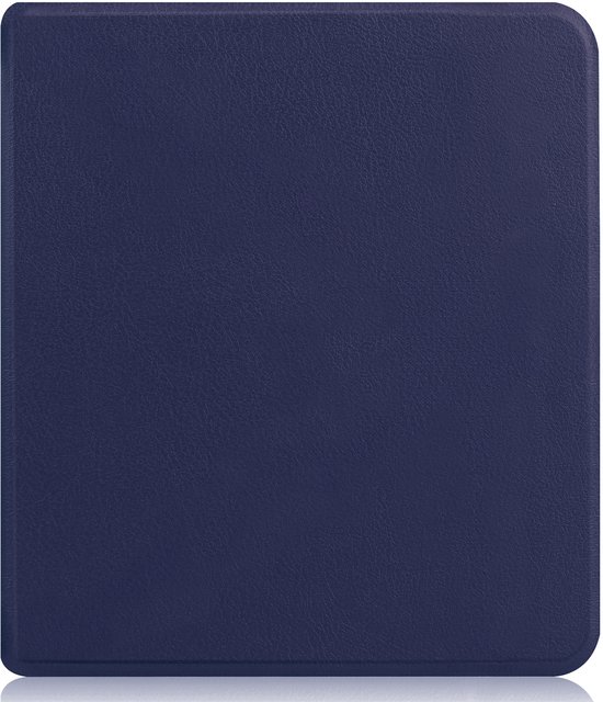 Hoes Geschikt voor Kobo Libra 2 - Luxe E-reader Bescherm Case - Hoesje Book Cover - Donkerblauw — afbeelding 5