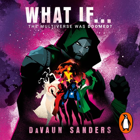 Cover van What If...The Multiverse Was Doomed? met Doctor Doom op de achtergrond en diverse Marvel-helden op de voorgrond.