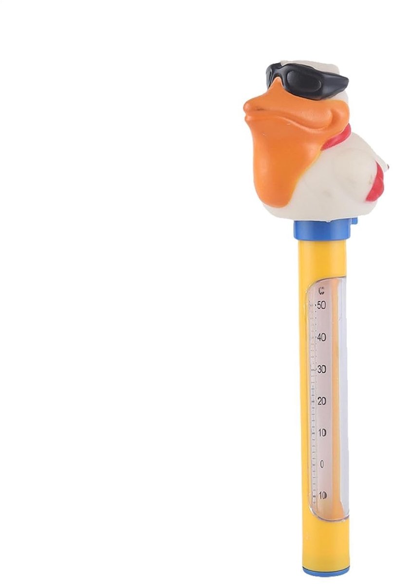 Zwembad Thermometer - Watermeter Drijvend - Temperatuur Meten - Drijvend Ontwerp - 22 Centimeter - Pelikaan