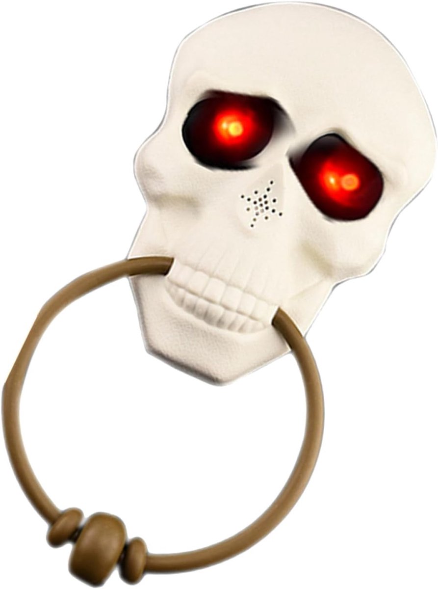 Oplichtende Oogbol Deurbel - Eng Geluid Speelgoed - Halloween Decoratie - Spookachtige Oogbol - 29 x 14 x 3 cm
