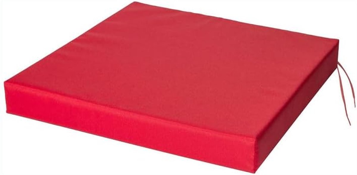 Stoelkussen - Zitkussen - Comfortabel Zitten - Waterafstotende Hoes - 40x40cm - Grijs