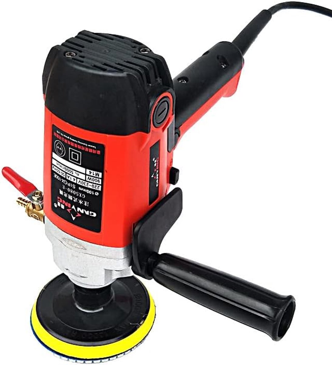 Nat Polijstmachine - Vloer Schuurmachine - Vloeren Egaliseren - Variabele Snelheid - 1.0 Gram - Zwart