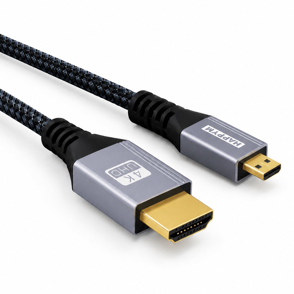 Happym Micro HDMI naar HDMI kabel - 4K 60Hz - 2 meter