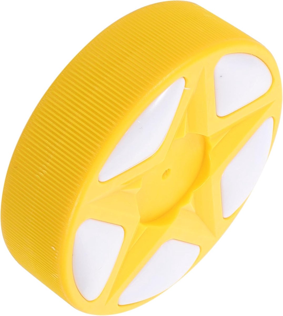 Roller Hockey Puck - Sport Pucks - Sport Training - Hoge Zichtbaarheid - 7.5 x 7.5 x 3.5 cm - Geel
