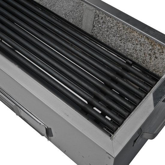 Tokyo Design Studio - Konro Grill - Yakitori Grill - RVS - 60 x 24 x 16,5 cm - Japanse BBQ - Hibachi Grill — afbeelding 3