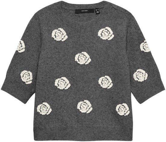 Vero Moda Doffy Intarsia 2/4 Knit Trui Dames - Maat M