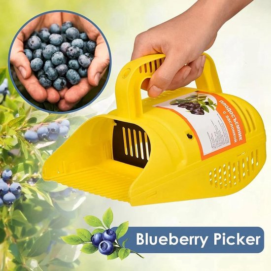 Efficiënte Plastic Bessenplukker voor het Oogsten van Blauwe Bessen - Ideaal voor Fruitpluk, Compact en Lichtgewicht 22x14x17cm — afbeelding 3