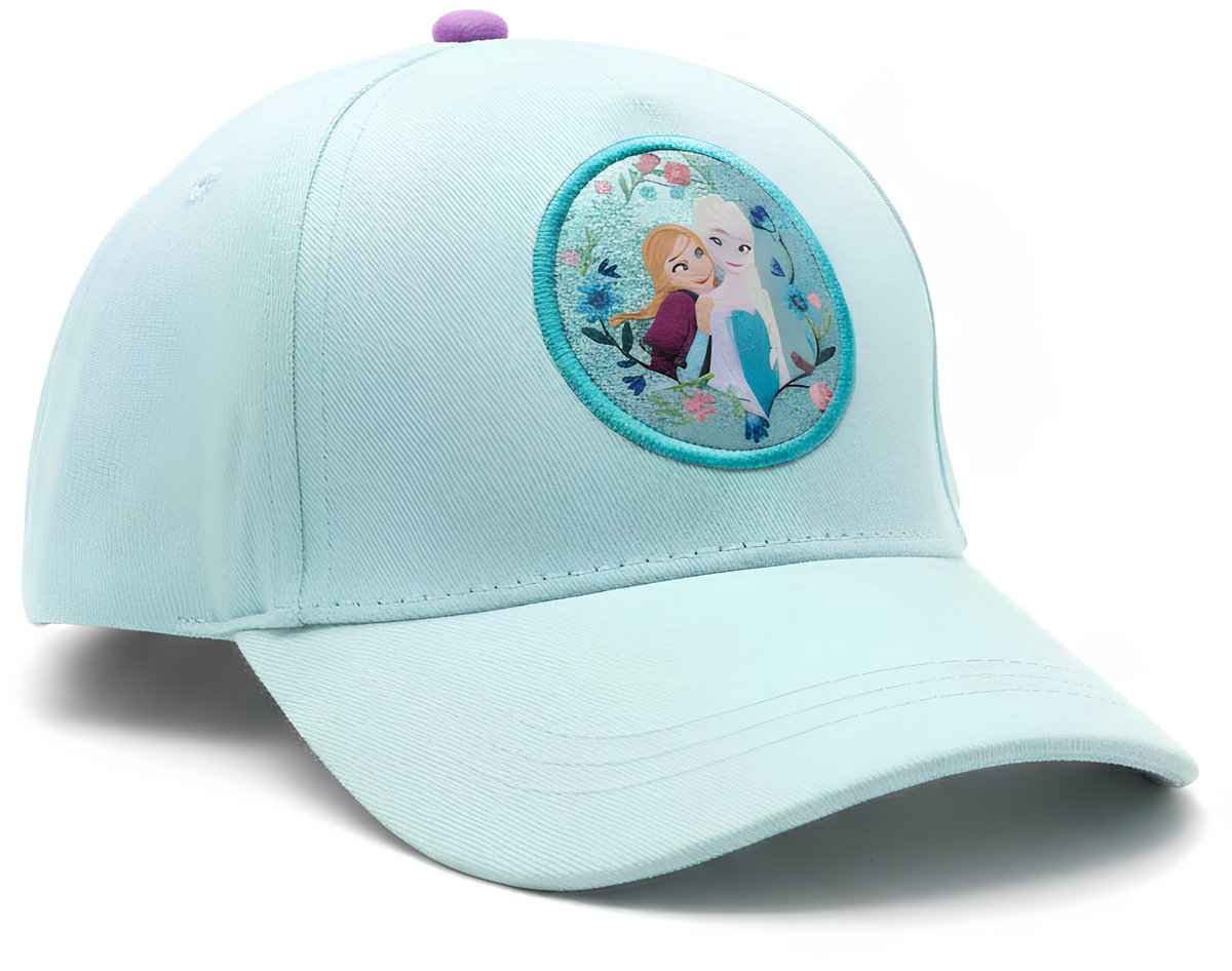 Frozen Petje - Disney pet voor kinderen - Cap voor meisjes - Kinderpet - Zonbescherming - Verstelbaar - Blauw