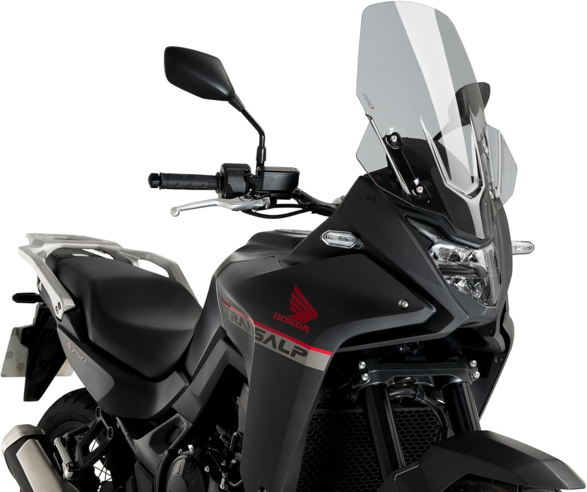 Koepel Touring - Windscherm Deflector - Aerodynamische Bescherming - UV-bescherming Acryl - 4 mm dik - Rookgrijs