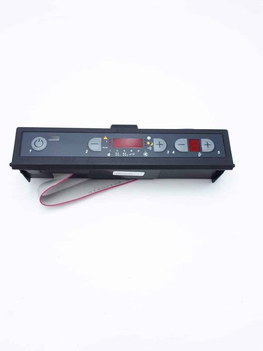LED Display - Vervangingsonderdeel Kachel - Kachel Bediening - Origineel Onderdeel - 18 x 4 x 4 cm - Zwart
