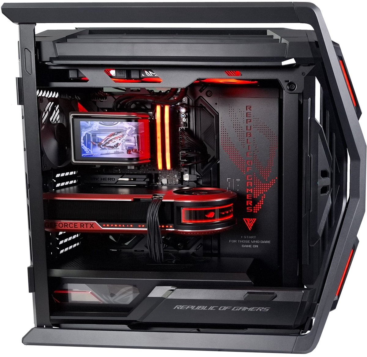 Azerty Gaming Epic ROG Powered By ASUS - Ryzen 9 9950X3D2 - ASUS GeForce RTX 5090 Matrix - 64 GB RGB DDR5 - 4 TB Samsung ssd - Windows 11 Pro — cadeau in Elektronica - foto 2