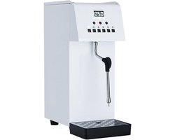 Elektrische Melkschuimer - Stoommelkmaker - Koffie Specialiteiten Maken - Vijf Temperatuur Instellingen - 6 Liter Capaciteit - Zilver