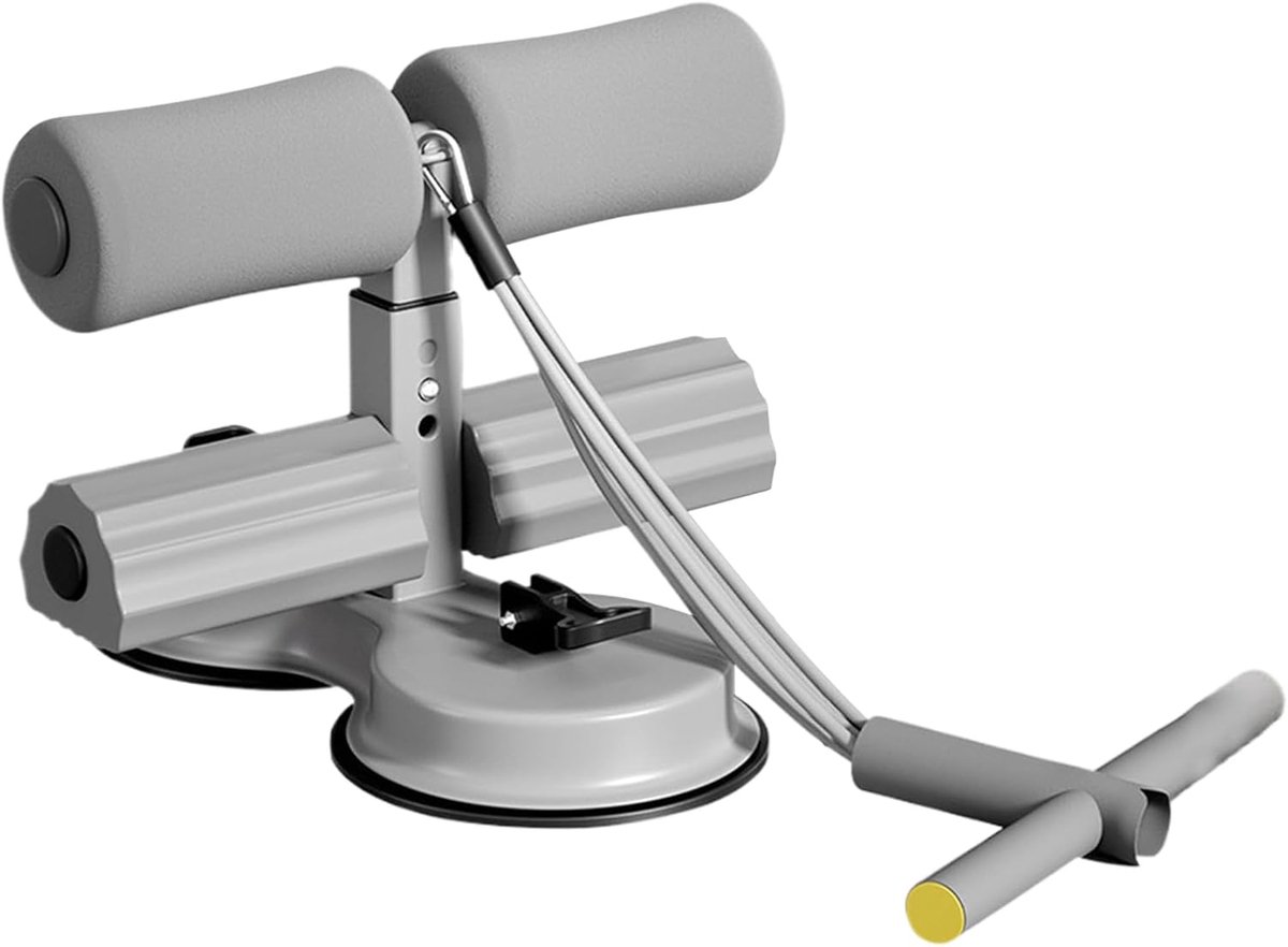 Buiktrainer - Core trainer - Krachtige training - Verstelbare weerstand - 27 cm breed - Grijs