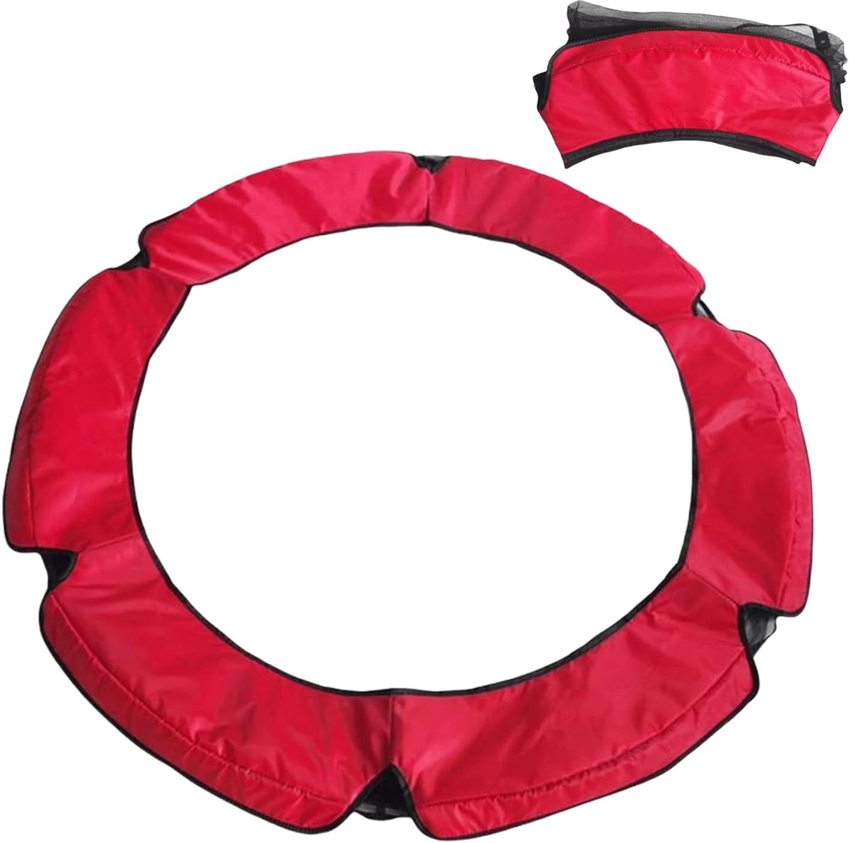Trampoline Veerafdekking - Randbescherming Kussen - Veilig Springen - Waterdicht Scheurvast - 140 cm - Zwart