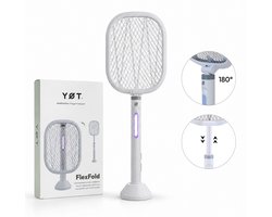 YØT FlexFold Elektrische Vliegenmepper - Uitschuifbaar & Kantelbaar - USB-C
