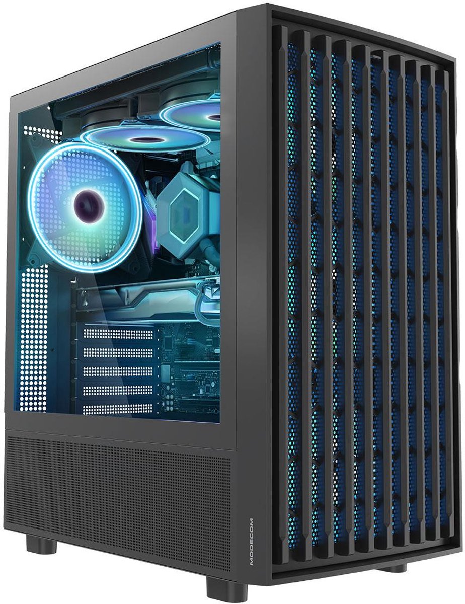 MODECOM Breeze MG ARGB - PC Behuizing - Midi Tower - ARGB Verlichting - Gehard