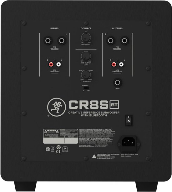 Studio subwoofer - Basversterker - Muziek luisteren - Bluetooth streaming - 1562 Kilogram - Zwart — afbeelding 2