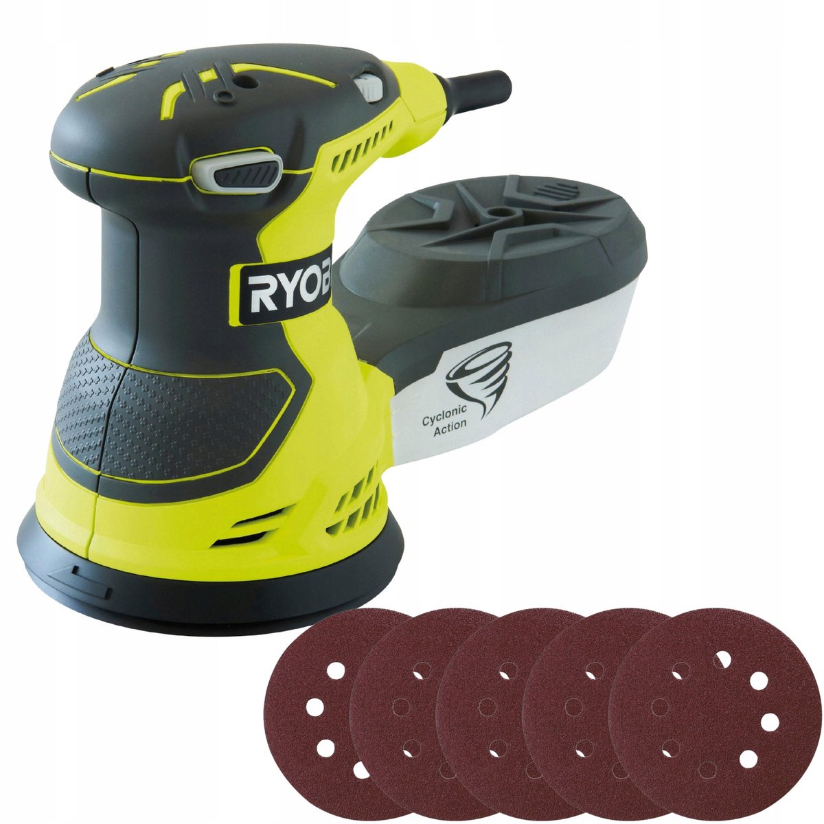 Ryobi ROS300 - Excenterschuurmachine - 300W - Livetool Indicator™ - Cyclonic Stofafzuiging