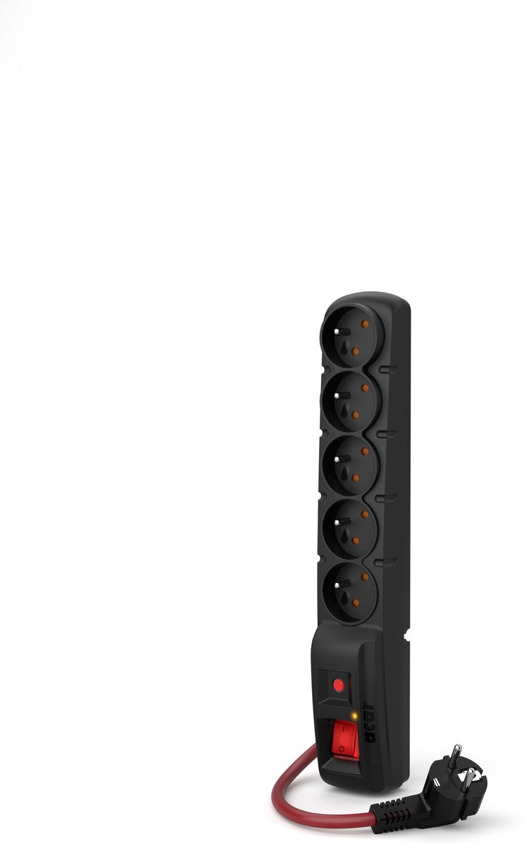 Acar F5 Stekkerstrip Met 10M Overspanningsbeveiliging Voor Luidsprekers En Rtv-Apparatuur
