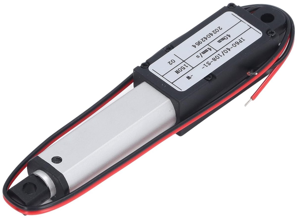 Dailygoods - Elektrische Lineaire Actuator - Mini Actuator 40 Mm Slag - Robuust en Betrouwbaar - 12V - 150N Kracht - Voor Diverse Toepassingen - Compa...