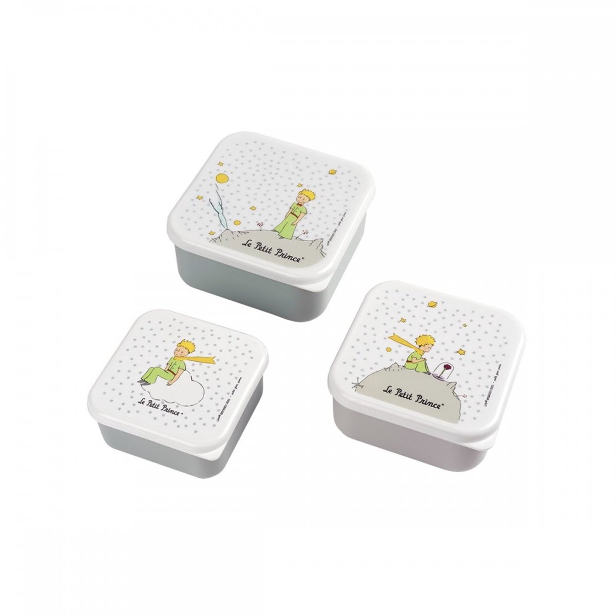 Petit Prince lunchbox 3 in een vierkant