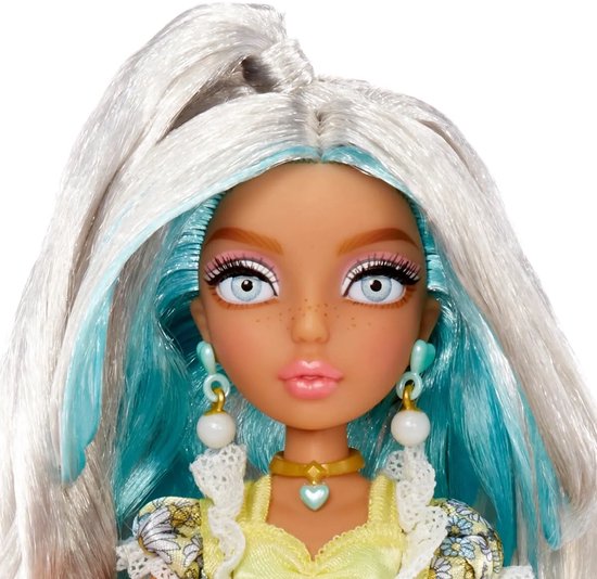 Mermaze Mermaidz Slumber Party Casea Kleurveranderende Zeemeerminpop - 34 cm - Lang Haar - Inclusief Accessoires - Speelpop vanaf 4 Jaar van Mermaze — afbeelding 2