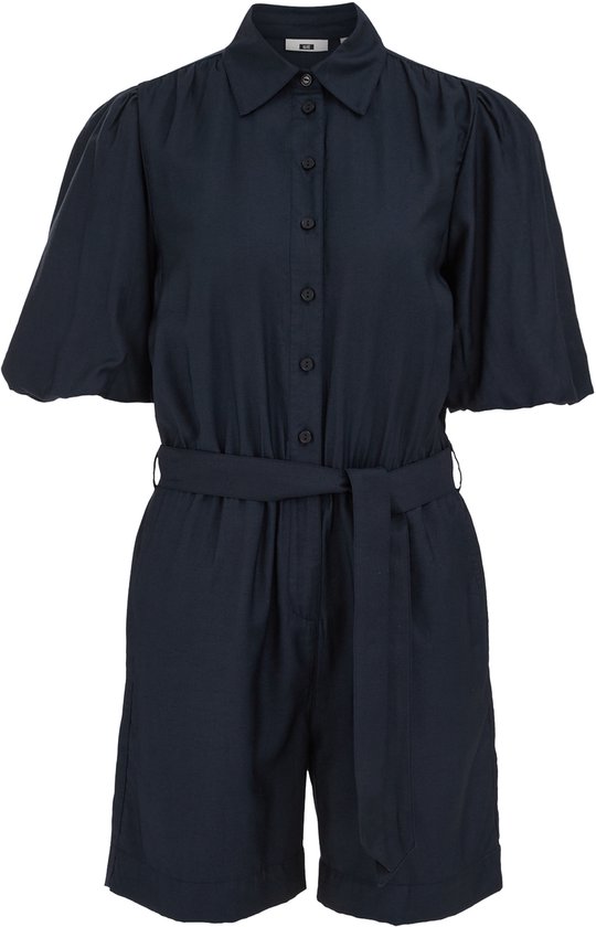 WE Fashion Dames playsuit met ballonmouwen
