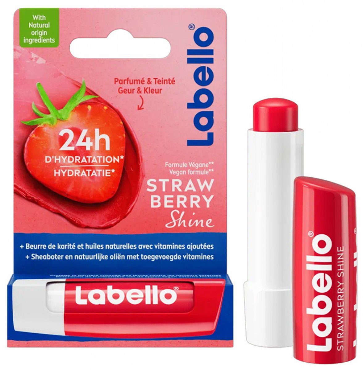 Labello Lipcare - Strawberry Shine 4,8 gr