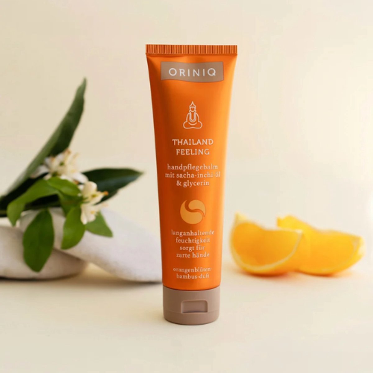 ORINIQ Handcrème Thailand Feeling | 1x 75ml - Oranjebloesem en Bamboe - met Sacha Inchi Olie | Veganistische Formule